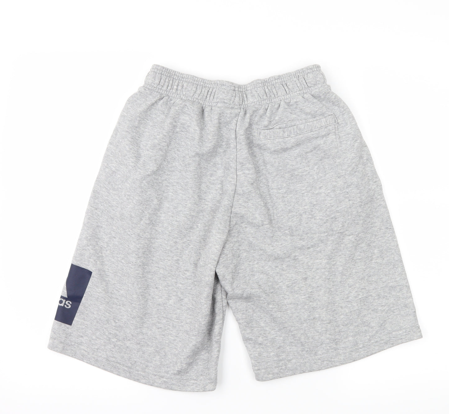 adidas Mens Grey  Jersey Sweat Shorts Size 30 in