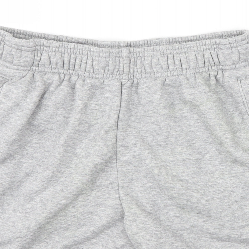 adidas Mens Grey  Jersey Sweat Shorts Size 30 in