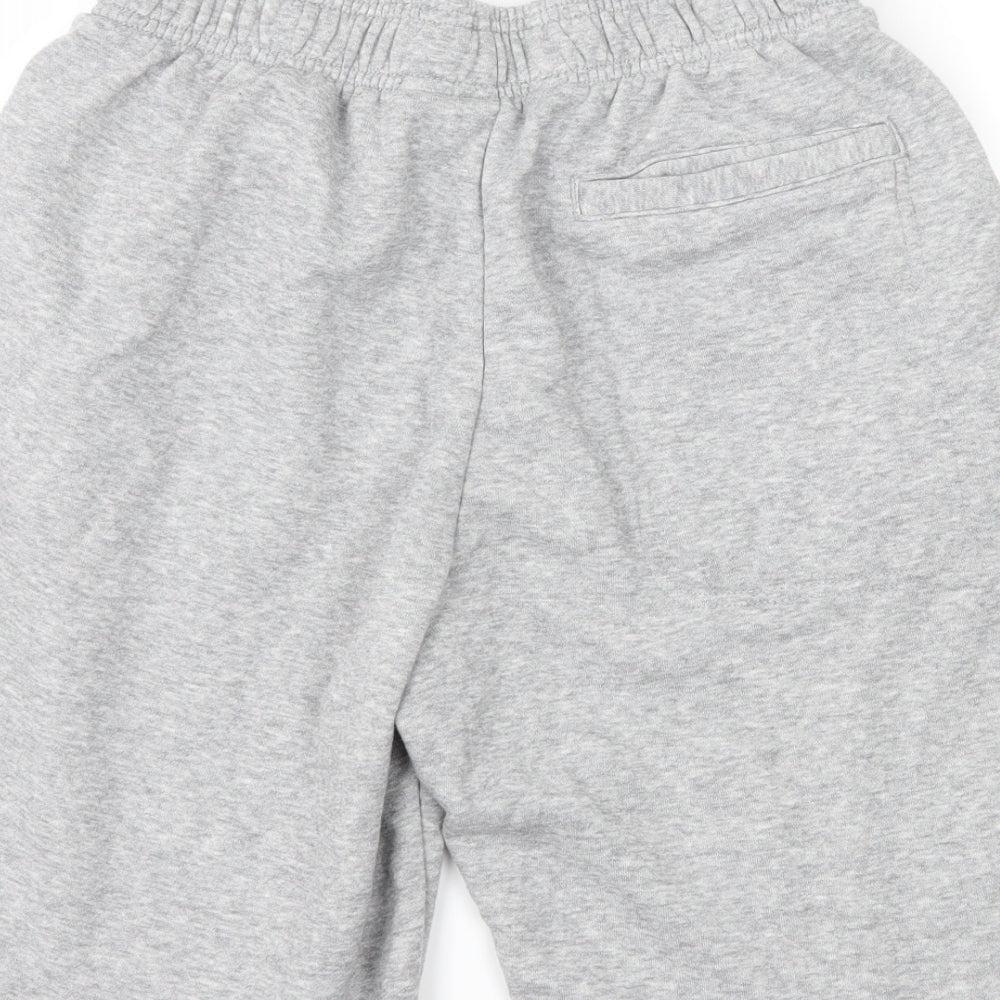 adidas Mens Grey  Jersey Sweat Shorts Size 30 in