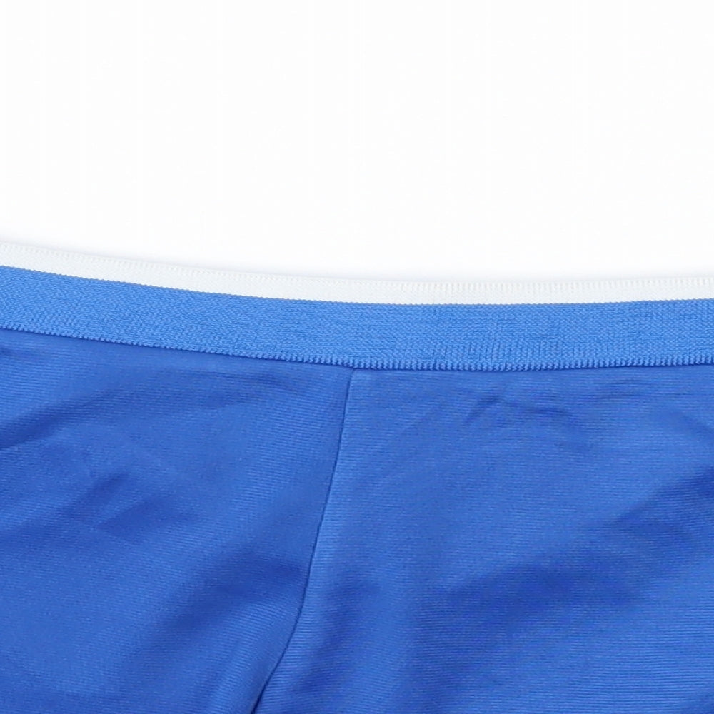 SDNY Womens Blue Striped Jersey Hot Pants Shorts Size 8
