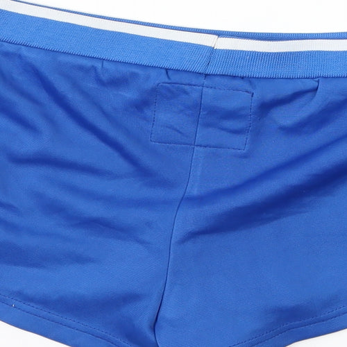 SDNY Womens Blue Striped Jersey Hot Pants Shorts Size 8