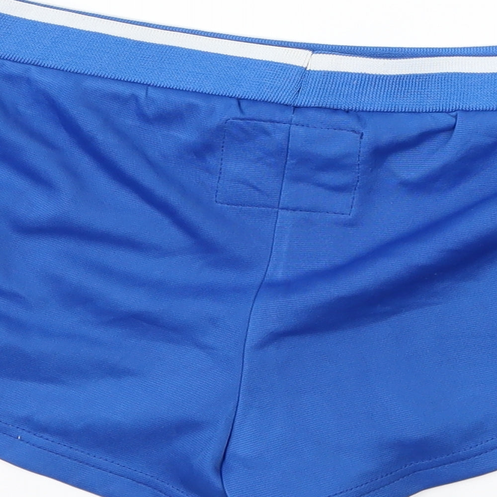 SDNY Womens Blue Striped Jersey Hot Pants Shorts Size 8