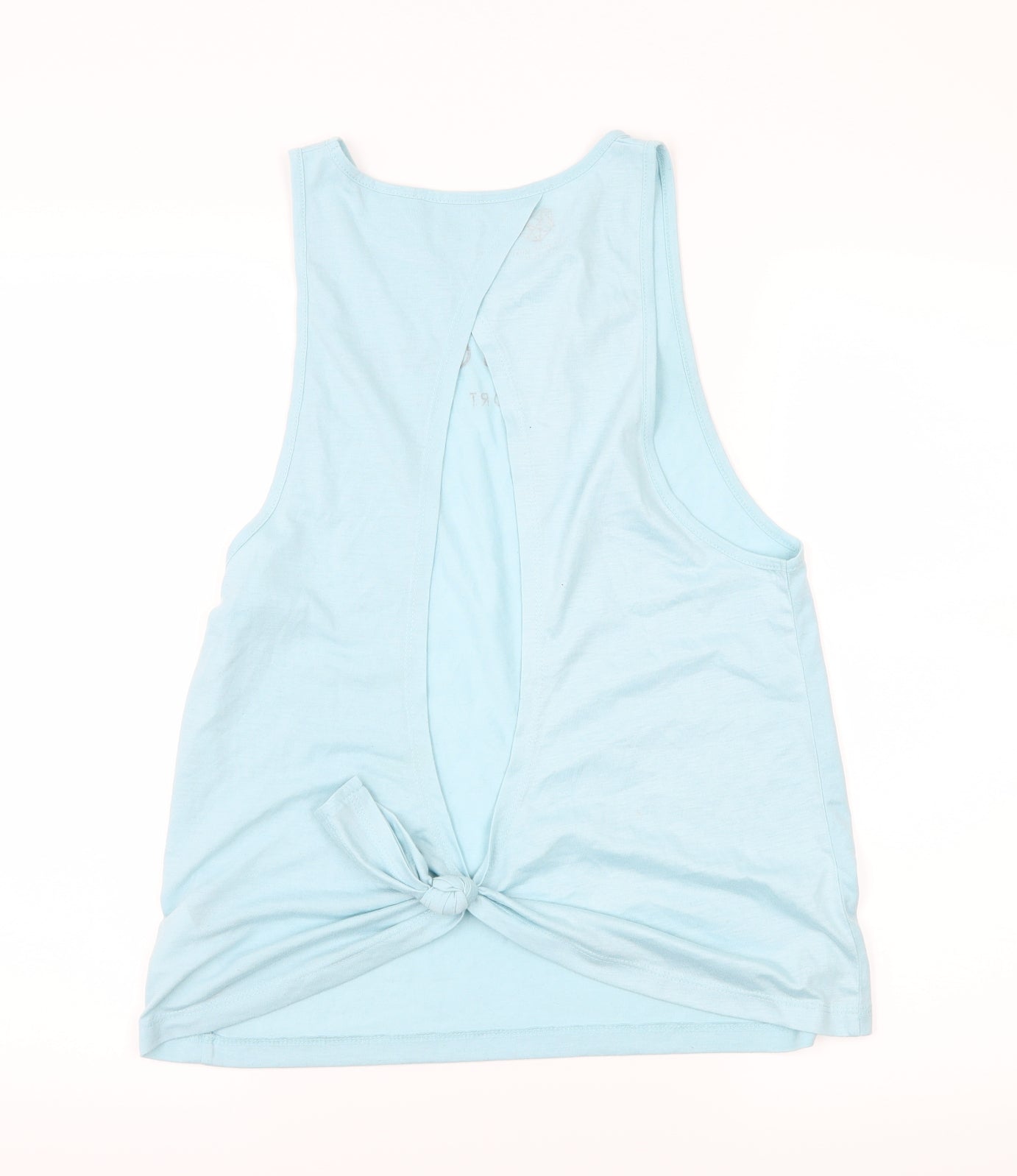 PINK Womens Blue  Jersey Basic Tank Size 8  - Pink Soda