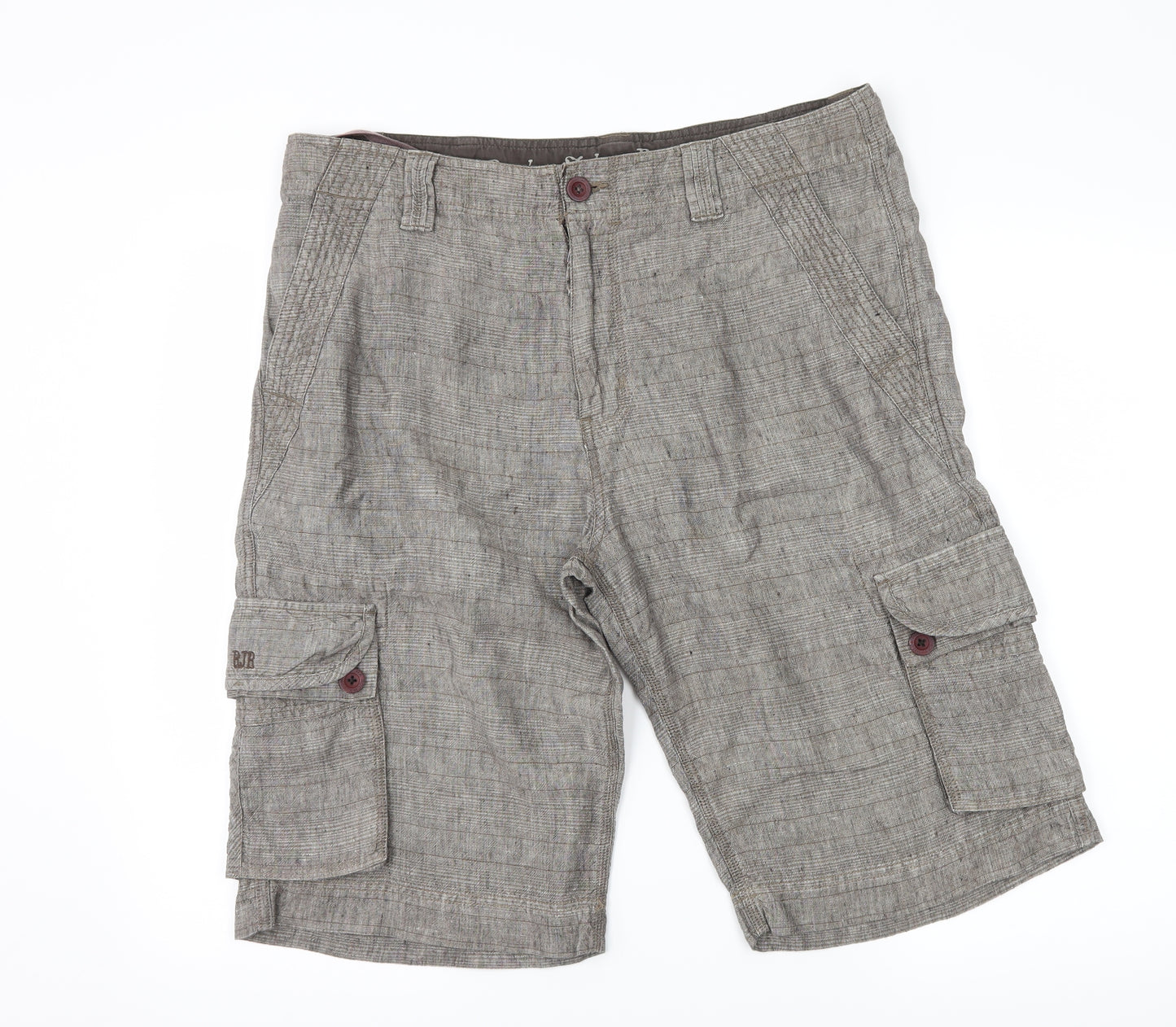 RJR.John Rocha Mens Brown   Bermuda Shorts Size 36 in