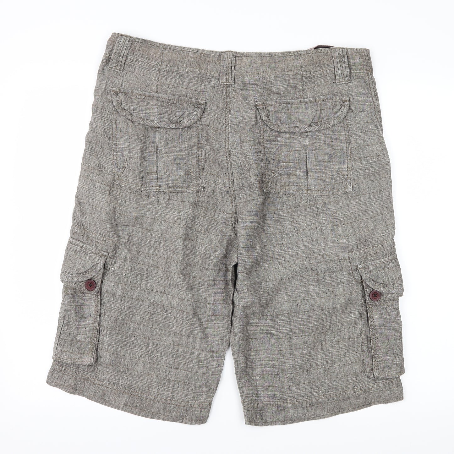 RJR.John Rocha Mens Brown   Bermuda Shorts Size 36 in
