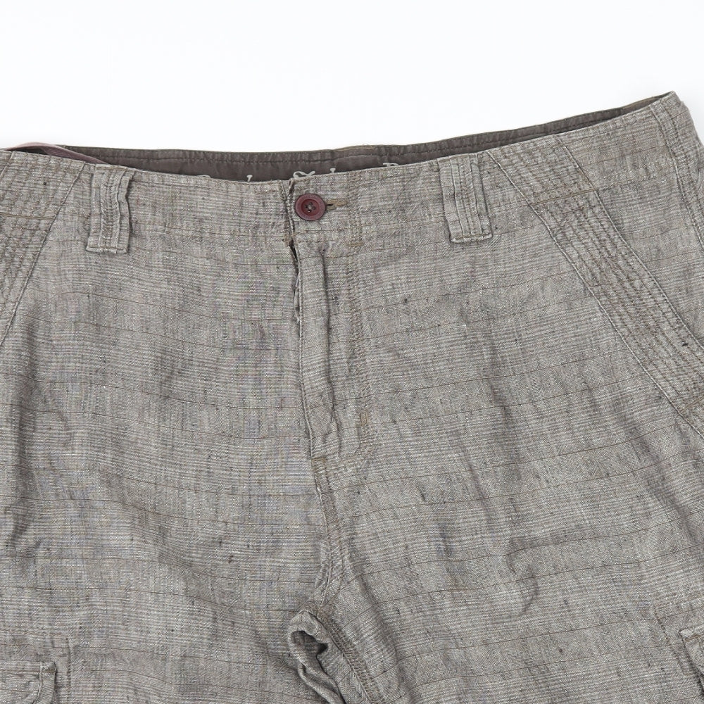 RJR.John Rocha Mens Brown   Bermuda Shorts Size 36 in