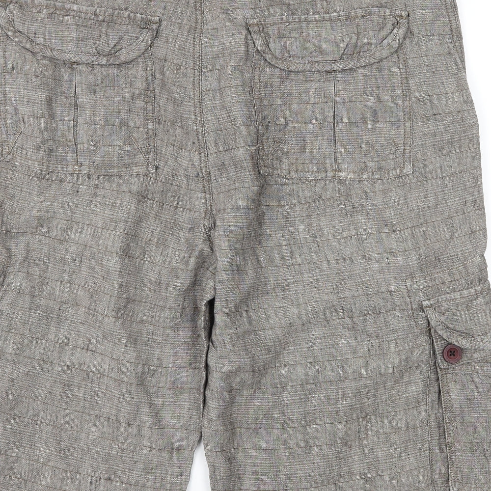 RJR.John Rocha Mens Brown   Bermuda Shorts Size 36 in