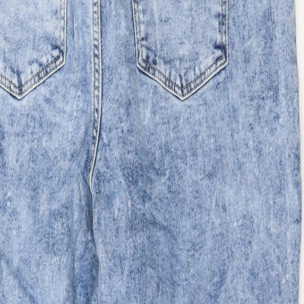 New Look Womens Blue  Denim Skinny Jeans Size 18 L28 in - Acid wash