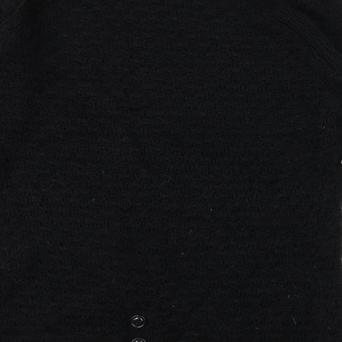 New Look Womens Black  Knit Pullover Jumper Size S
