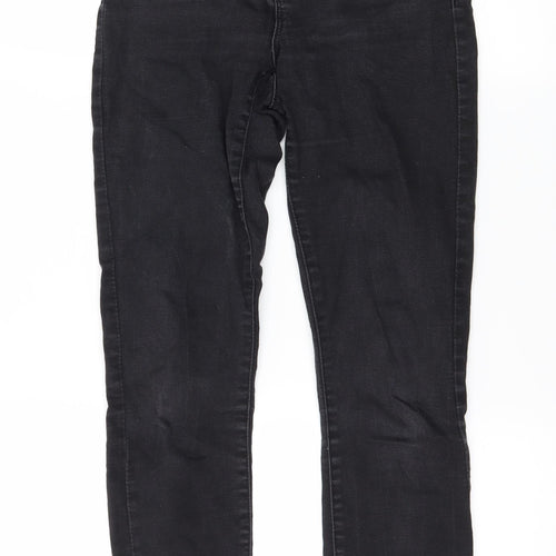 Denim & Co. Womens Black  Denim Skinny Jeans Size 6 L27 in