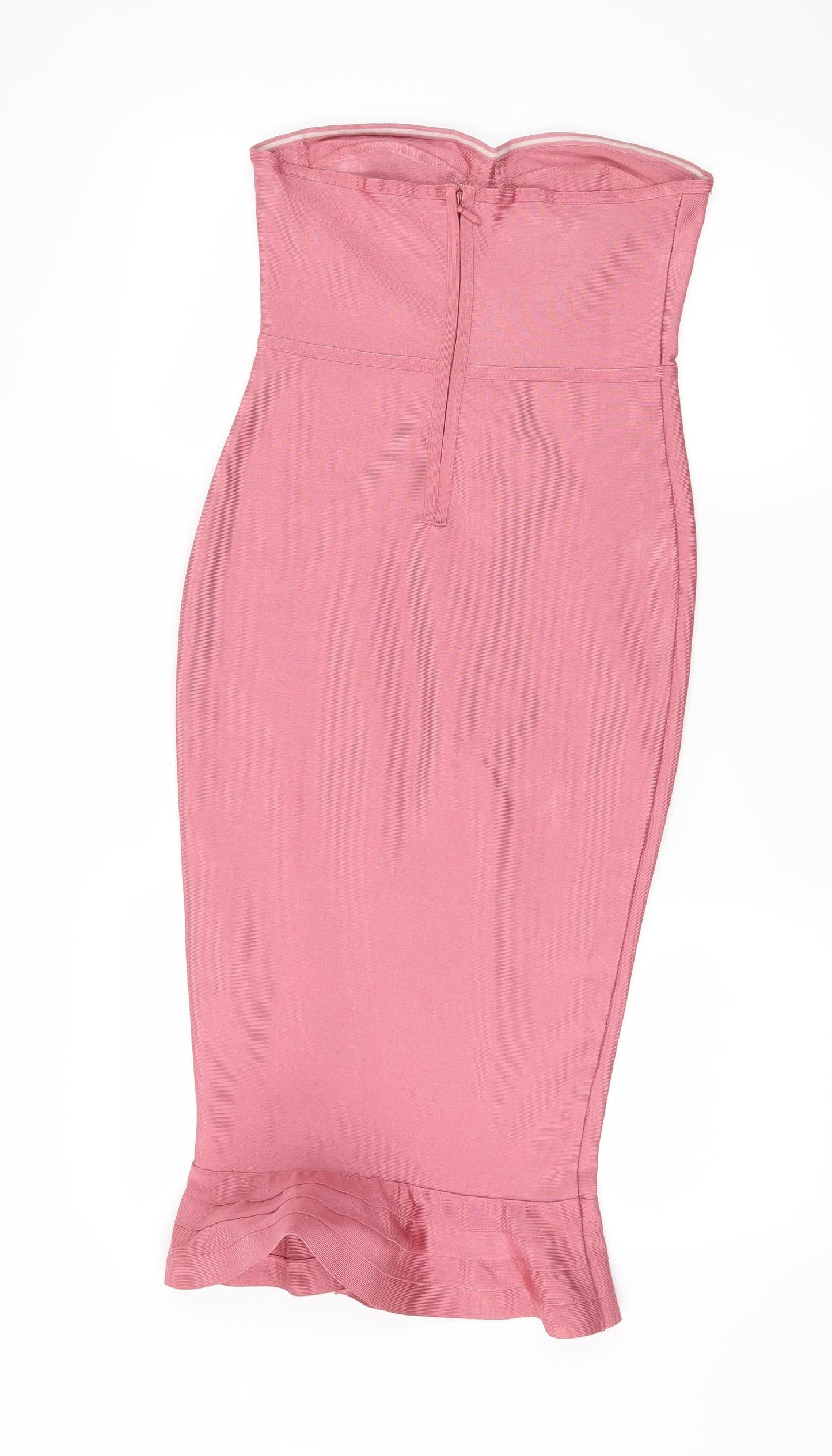 PRETTYLITTLETHING Womens Pink   Bodycon  Size 10