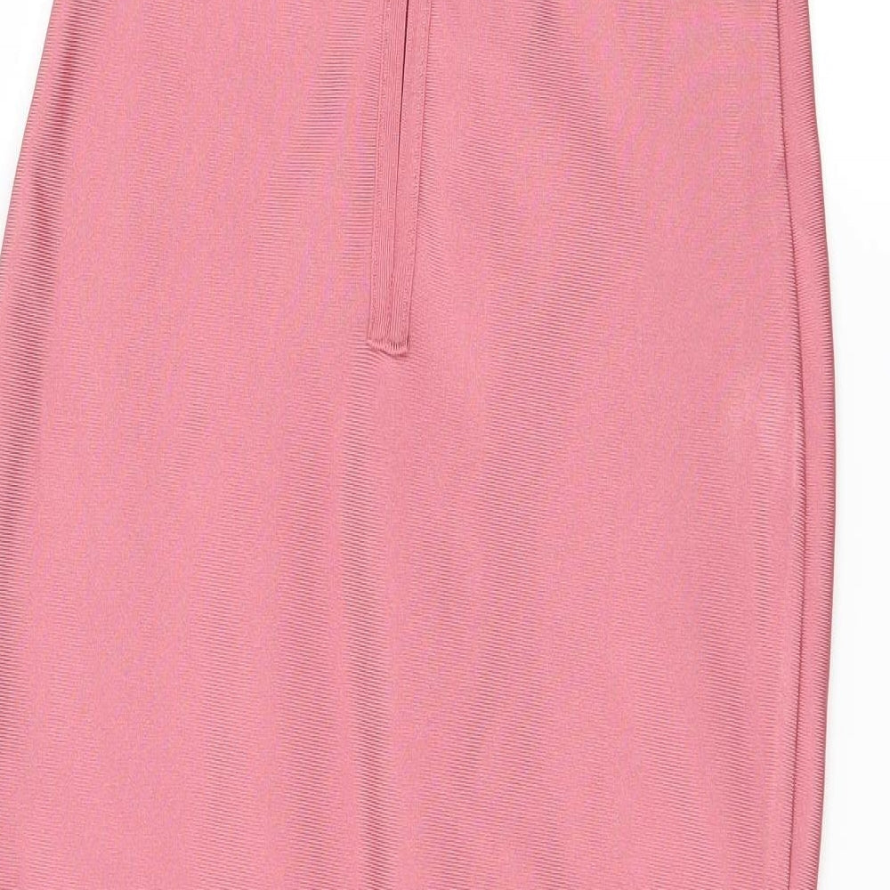 PRETTYLITTLETHING Womens Pink   Bodycon  Size 10