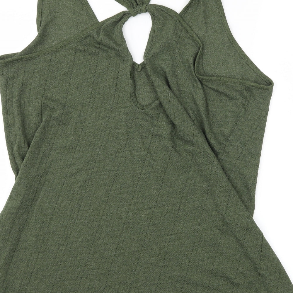 Primark Womens Green  Jersey Basic Tank Size 14