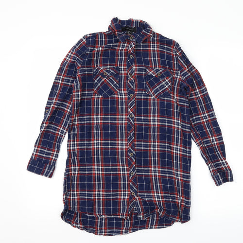 Atmosphere Womens Blue   Basic Button-Up Size 10