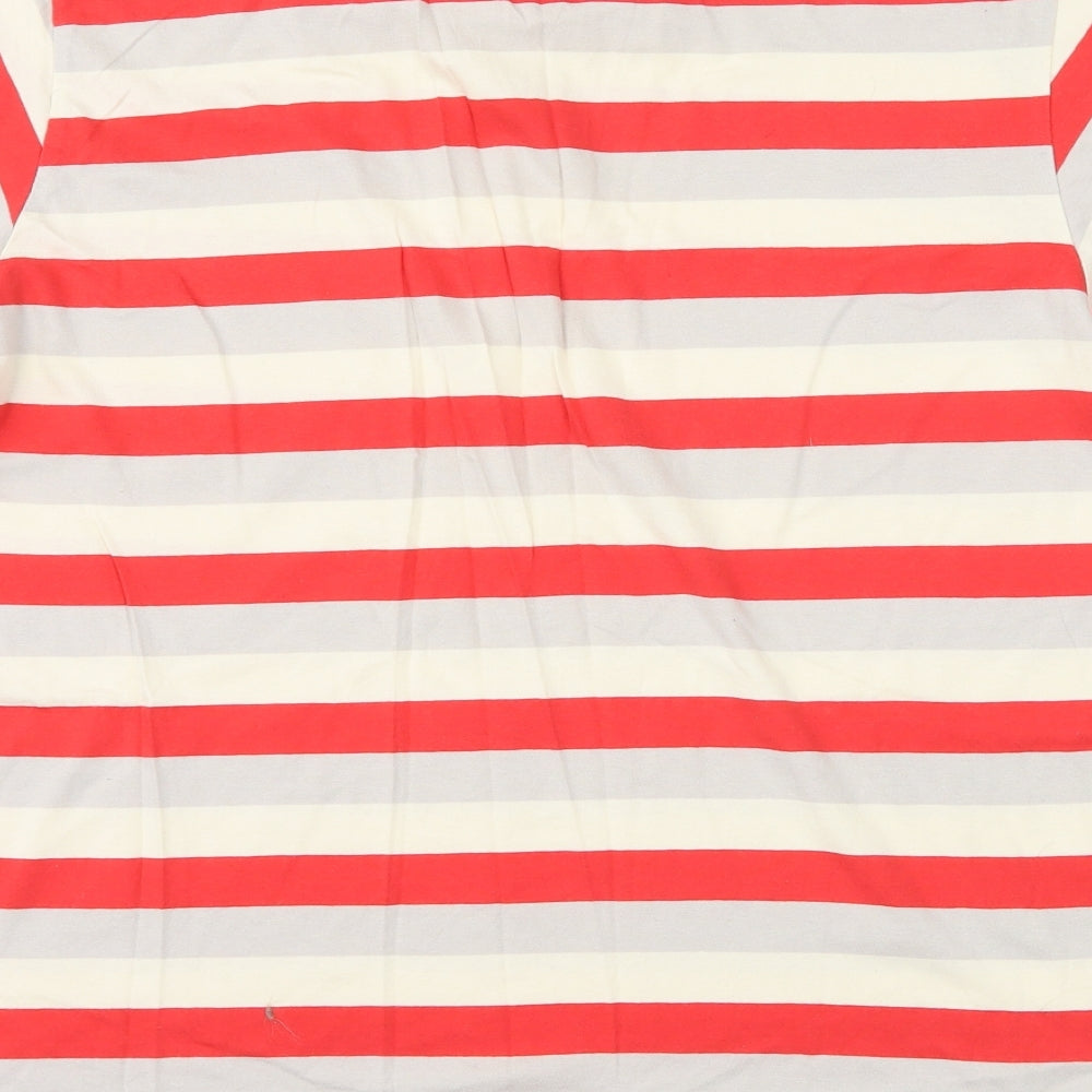 Cedar Wood State Mens Beige Striped Jersey  T-Shirt Size XL