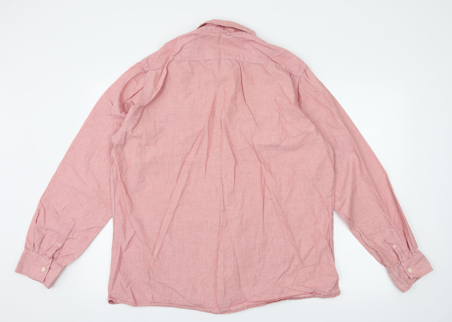 F&F Mens Pink    Dress Shirt Size XL