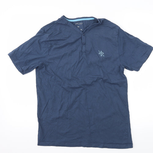 Easy Mens Blue  Jersey  T-Shirt Size S