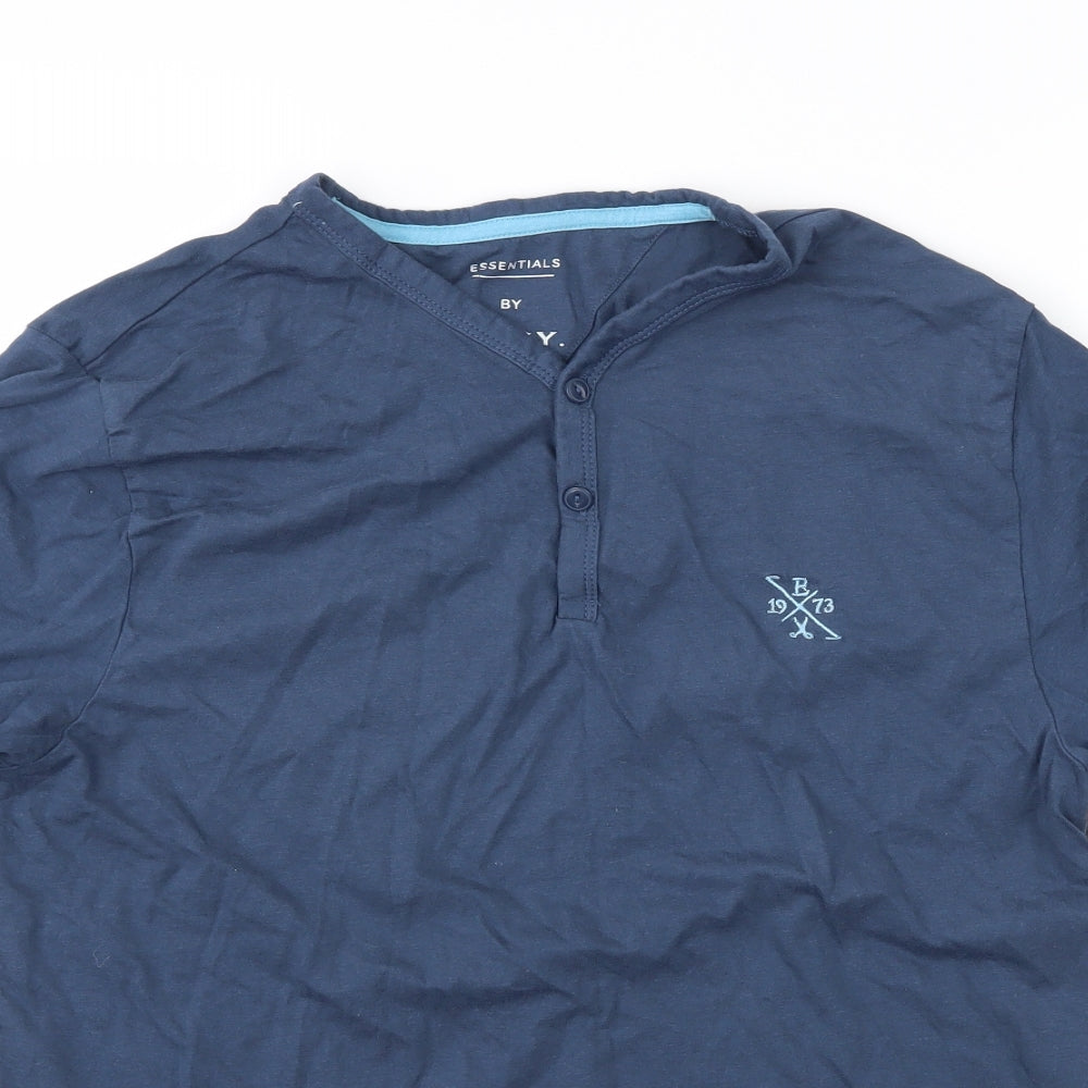 Easy Mens Blue  Jersey  T-Shirt Size S