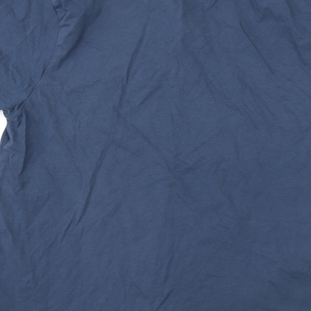 Easy Mens Blue  Jersey  T-Shirt Size S