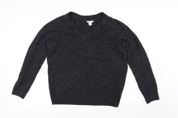 H&M Mens Grey Pullover Jumper Size XS