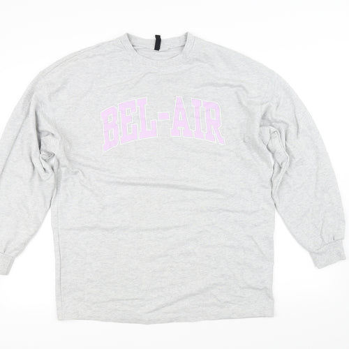 Divided Womens Grey   Pullover Jumper Size S