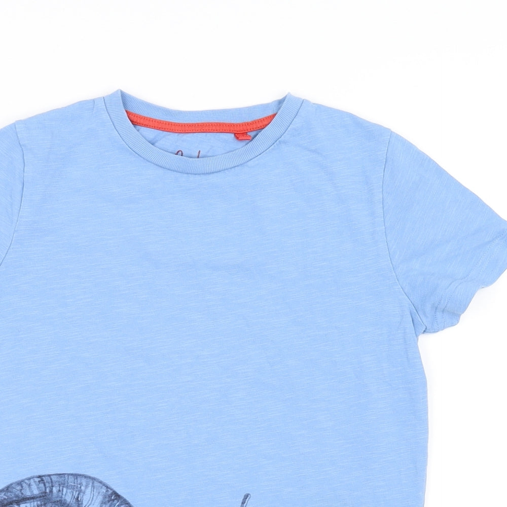 Boden Boys Blue   Basic T-Shirt Size 9-10 Years
