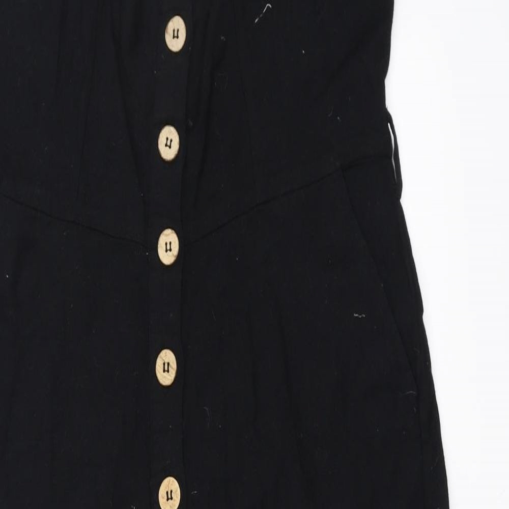 New Look Womens Black   Jumpsuit One-Piece Size 10