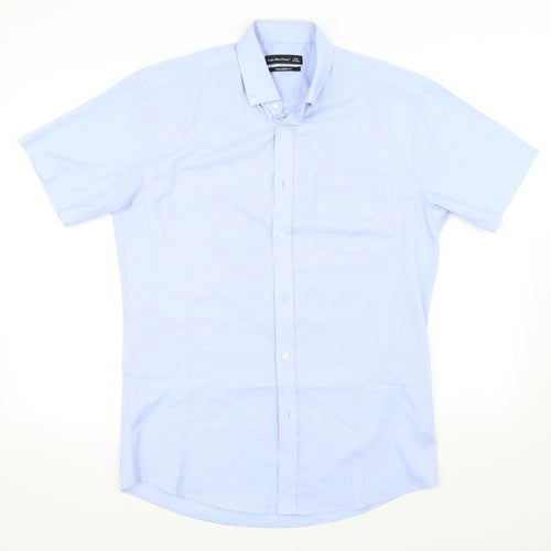 Cedar Wood State Mens Blue    Button-Up Size 15.5