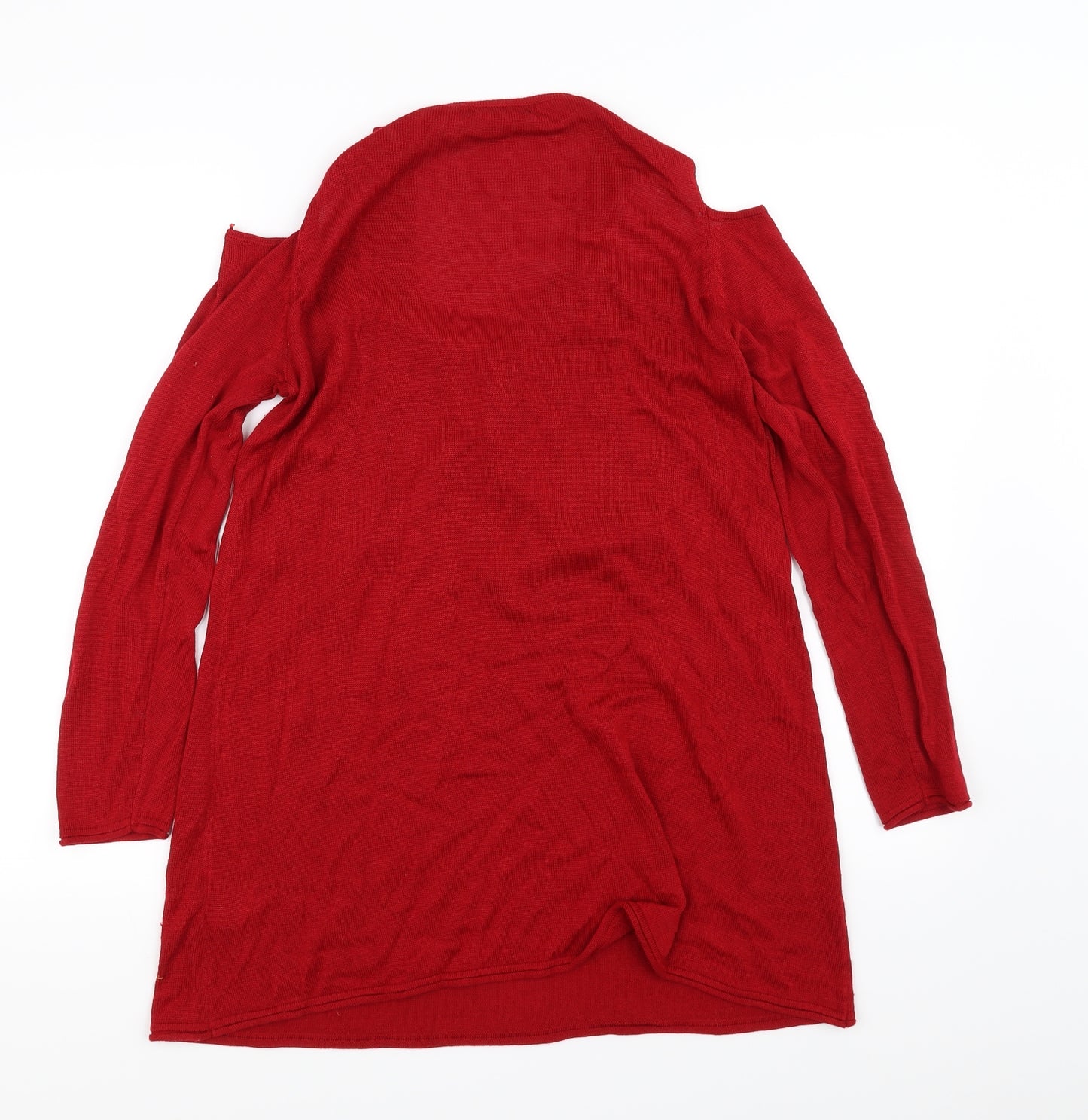 Crossroads Womens Red   Pullover Jumper Size 14