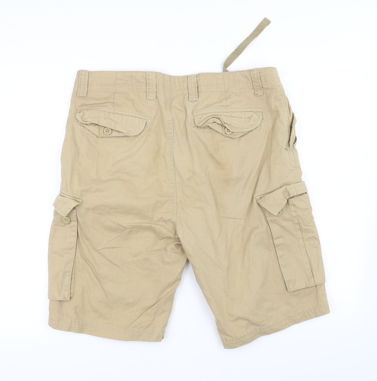 Preworn Mens Beige   Cargo Shorts Size 34