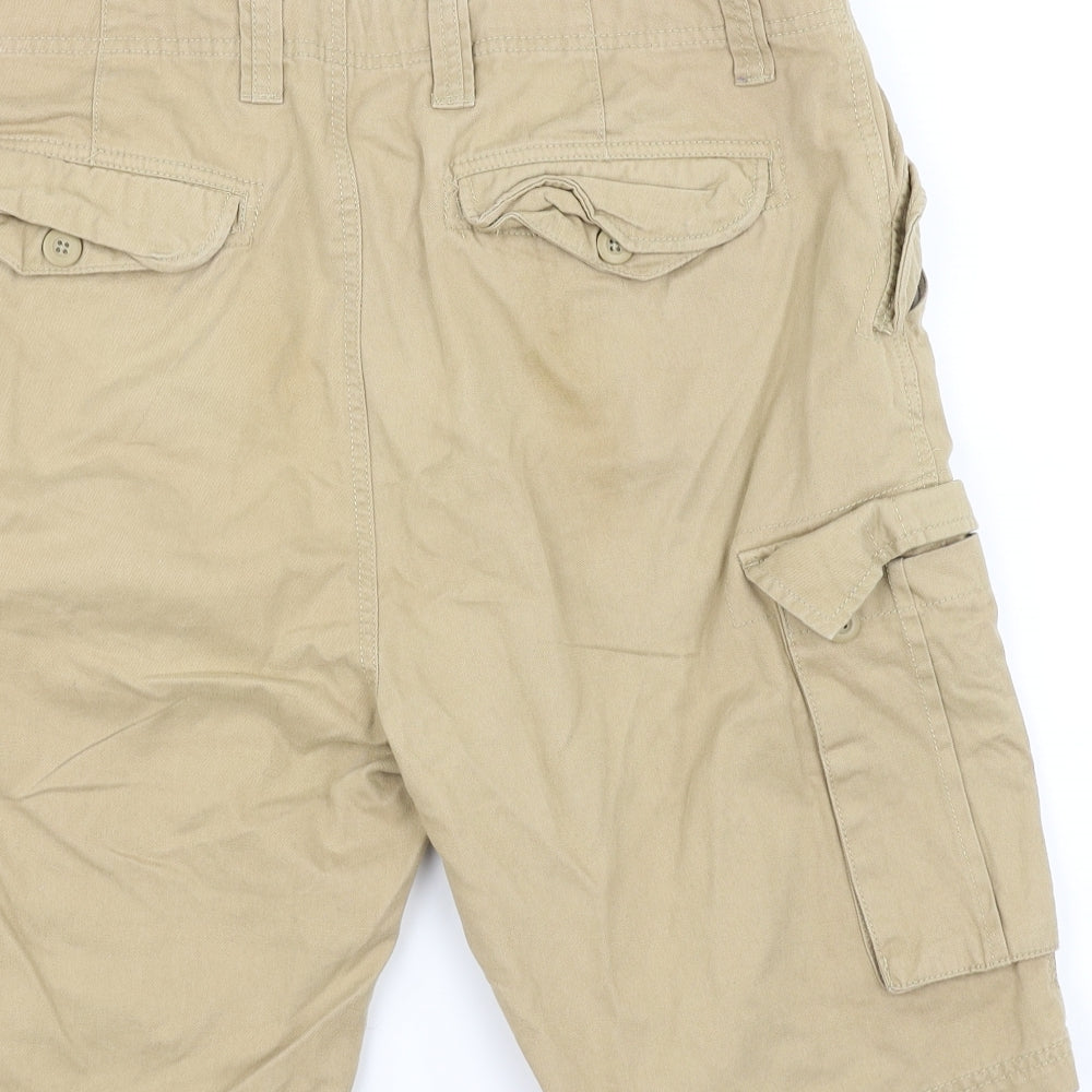Preworn Mens Beige   Cargo Shorts Size 34