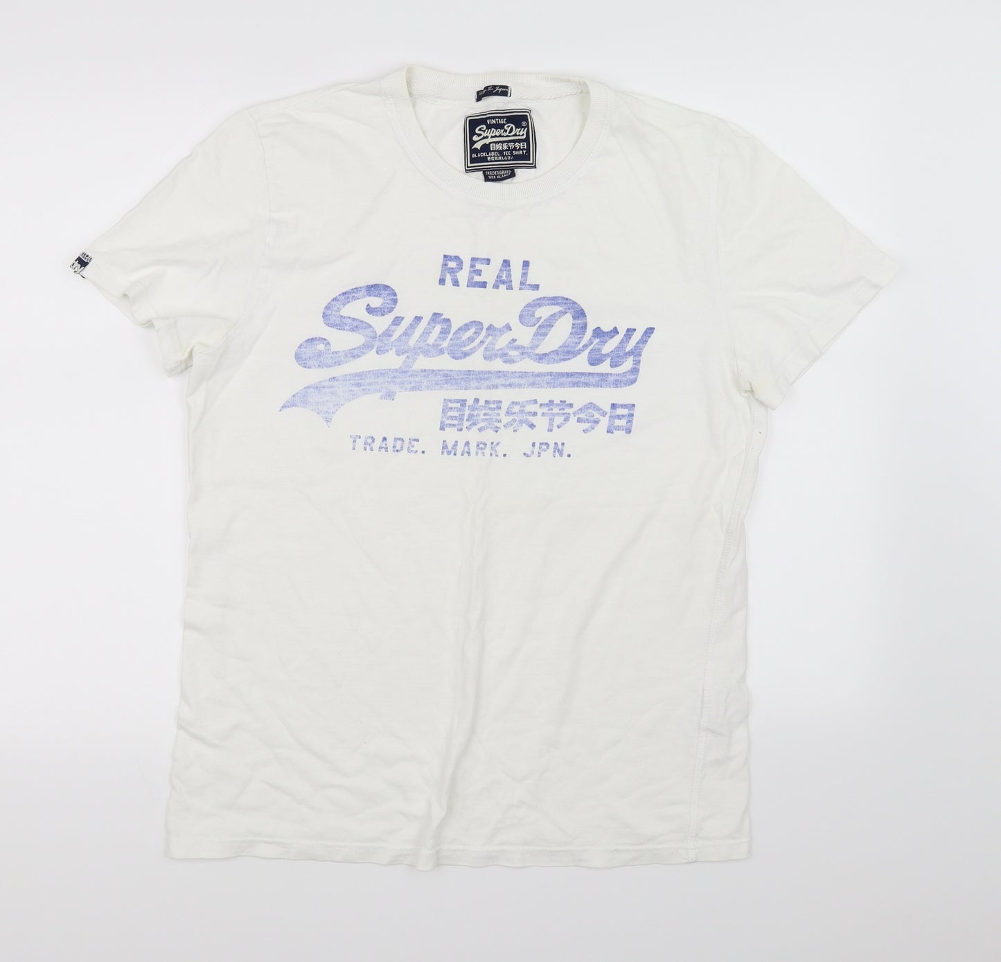 Superdry Mens White Paisley   T-Shirt Size XL