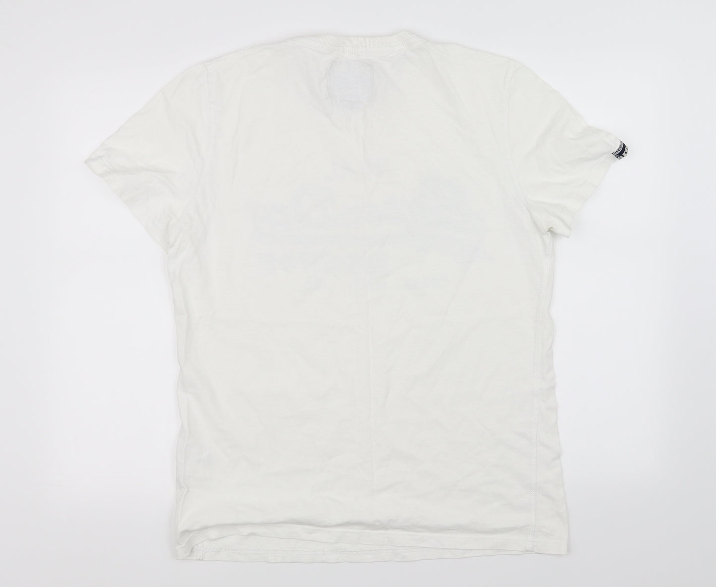 Superdry Mens White Paisley   T-Shirt Size XL