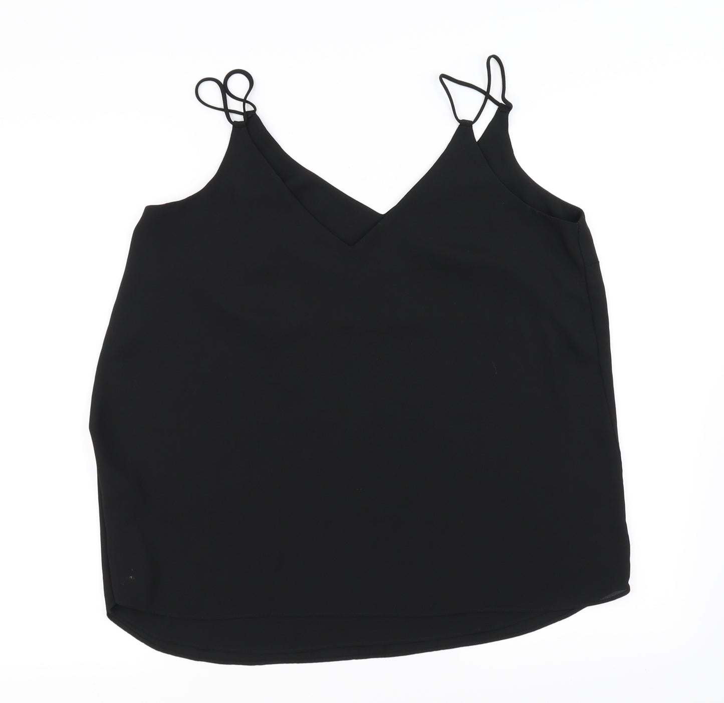 Topshop Womens Black   Basic Blouse Size 8