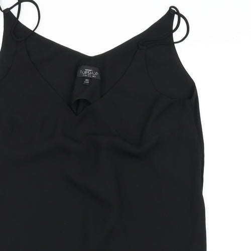 Topshop Womens Black   Basic Blouse Size 8