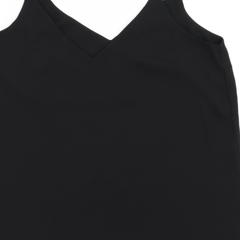 Topshop Womens Black   Basic Blouse Size 8