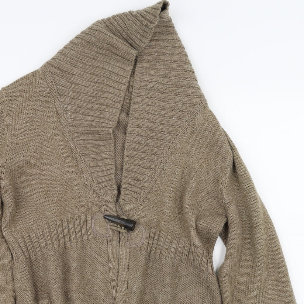 mamas & papas Womens Beige   Cardigan Jumper Size 14