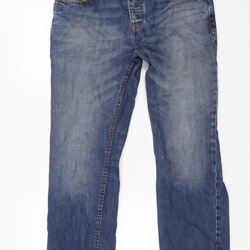 NEXT Mens Blue   Straight Jeans Size 32 in L27 in