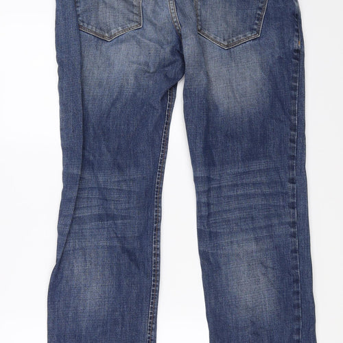 NEXT Mens Blue   Straight Jeans Size 32 in L27 in