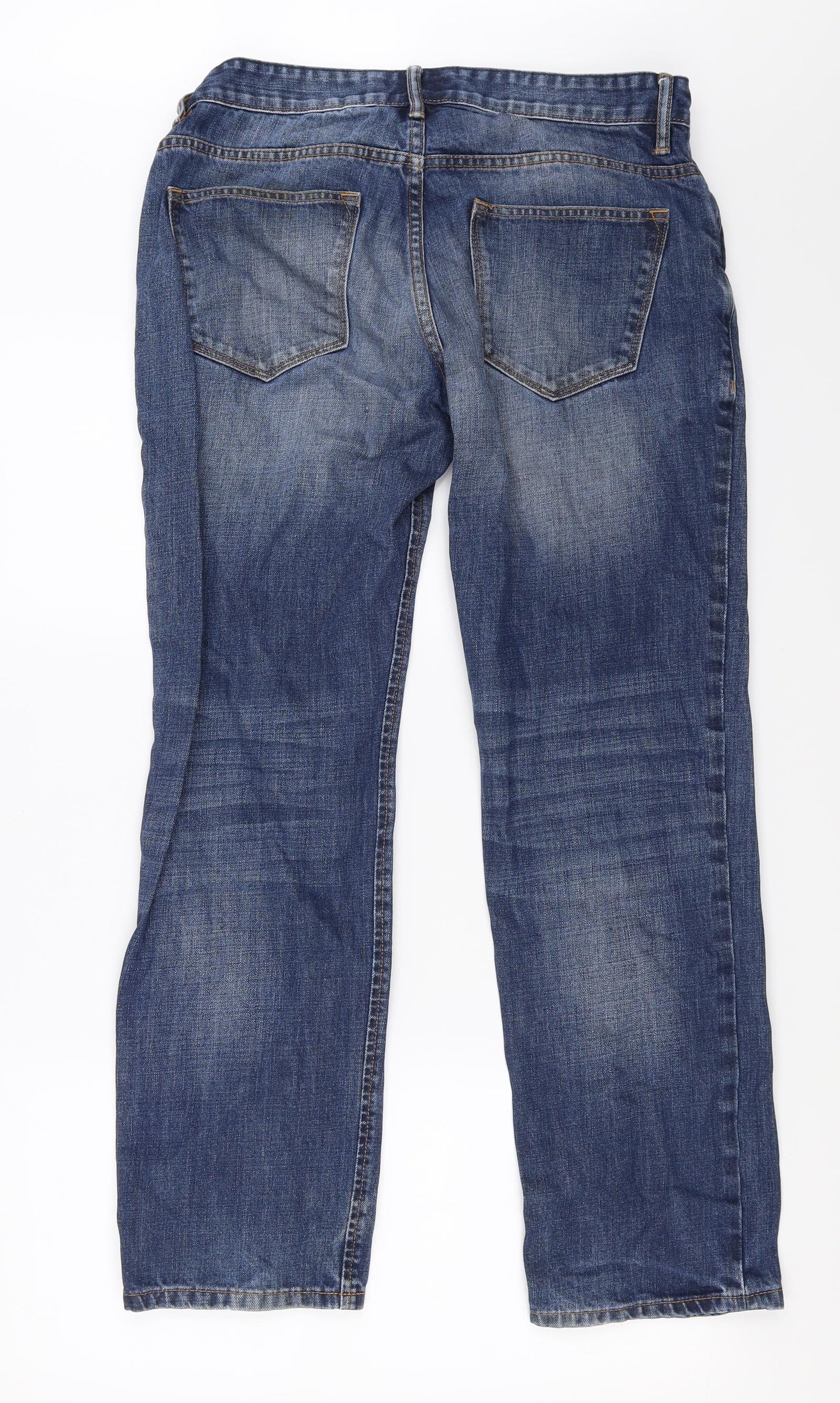 NEXT Mens Blue   Straight Jeans Size 32 in L27 in