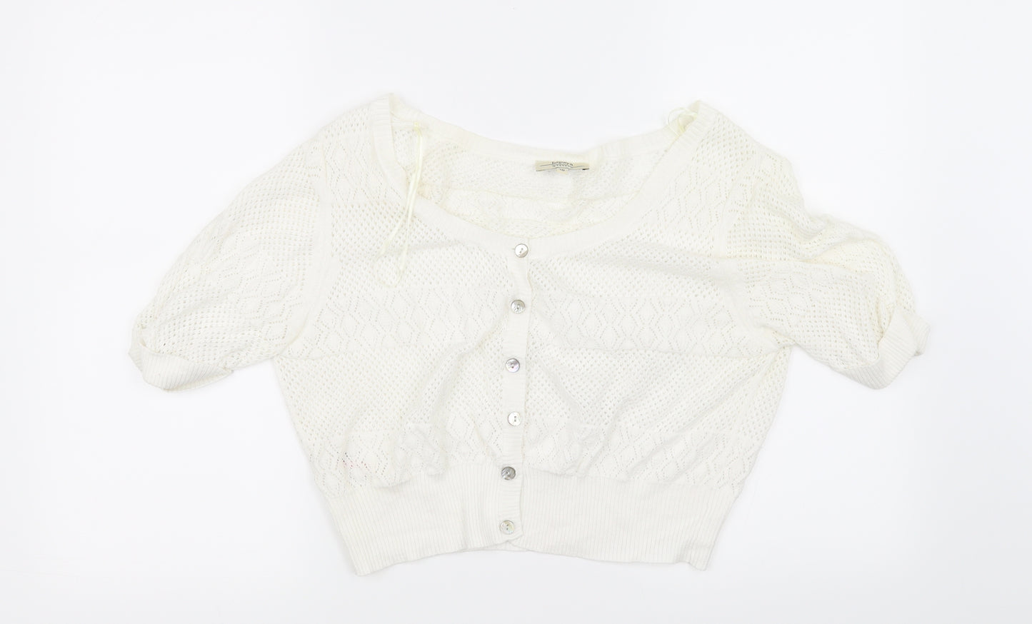 Papaya Womens Ivory   Cardigan Jumper Size 16
