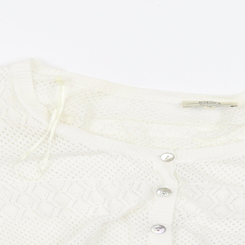 Papaya Womens Ivory   Cardigan Jumper Size 16