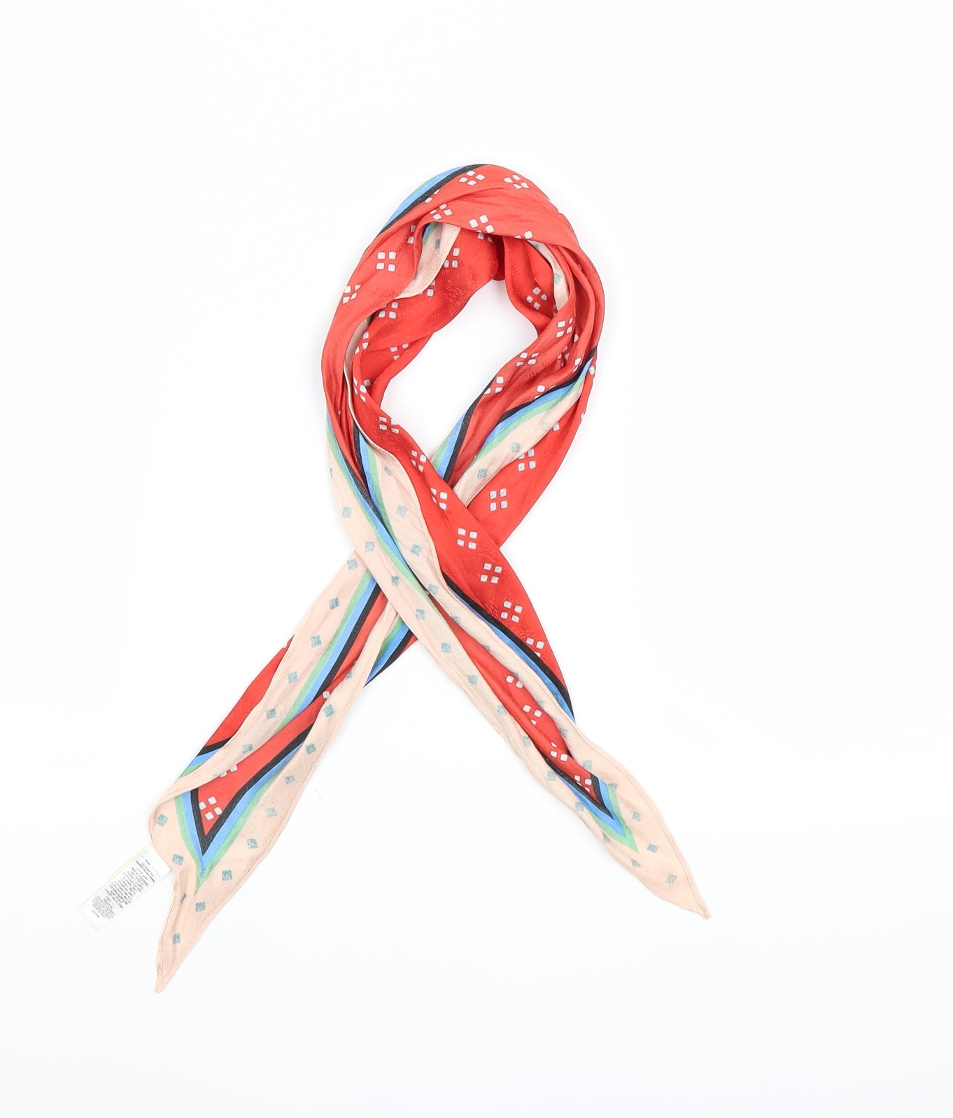 Marks and Spencer  Red Argyle/Diamond   Scarf