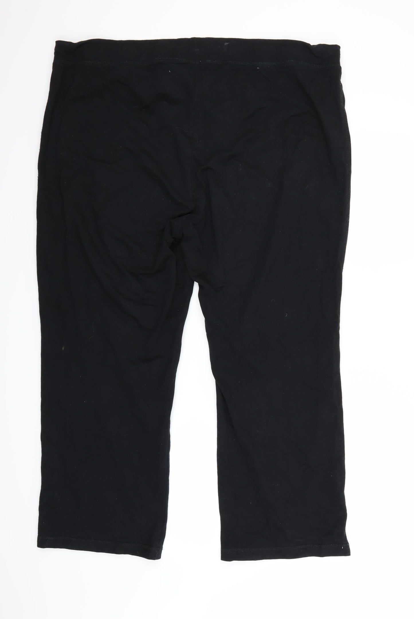 George Womens Black   Cropped Trousers Size 22 L26 in