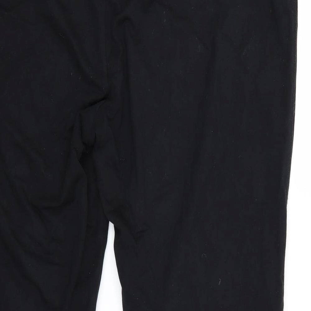 George Womens Black   Cropped Trousers Size 22 L26 in