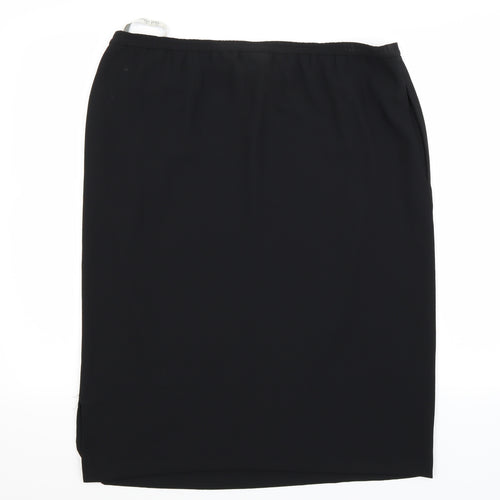 Frank Usher Womens Black   Straight & Pencil Skirt Size 16