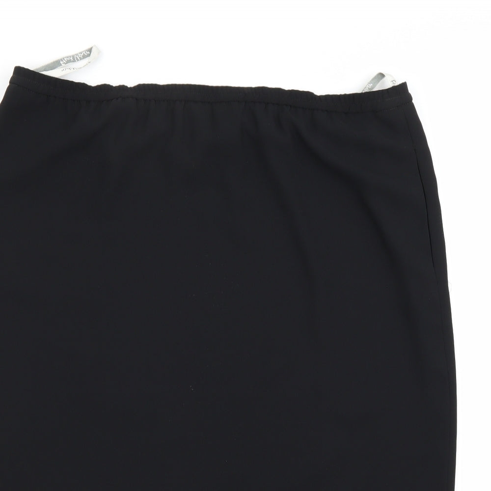 Frank Usher Womens Black   Straight & Pencil Skirt Size 16