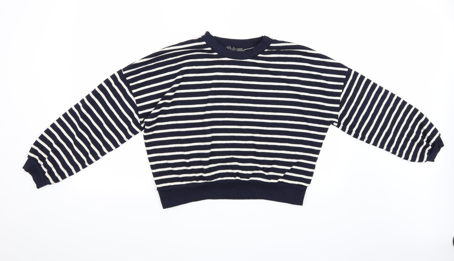 Primark Womens Blue Striped  Pullover Jumper Size S