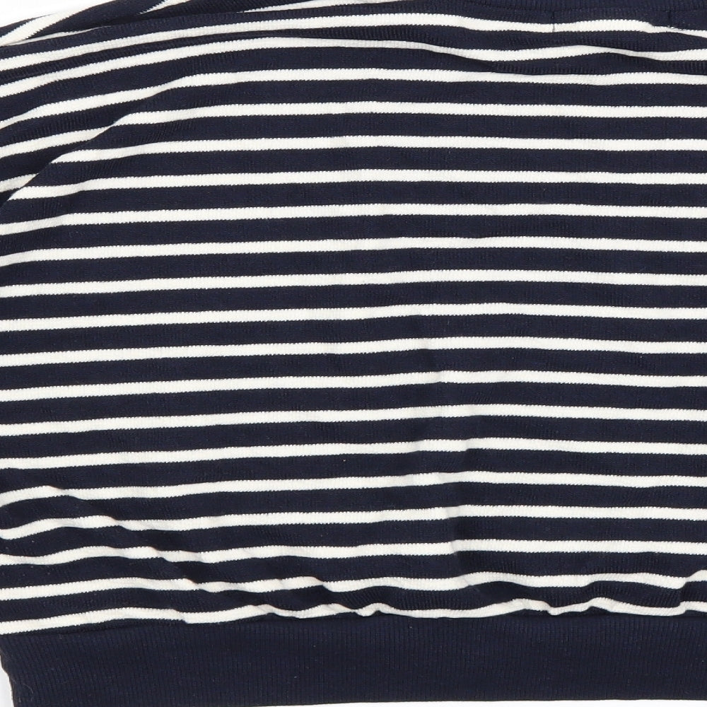 Primark Womens Blue Striped  Pullover Jumper Size S