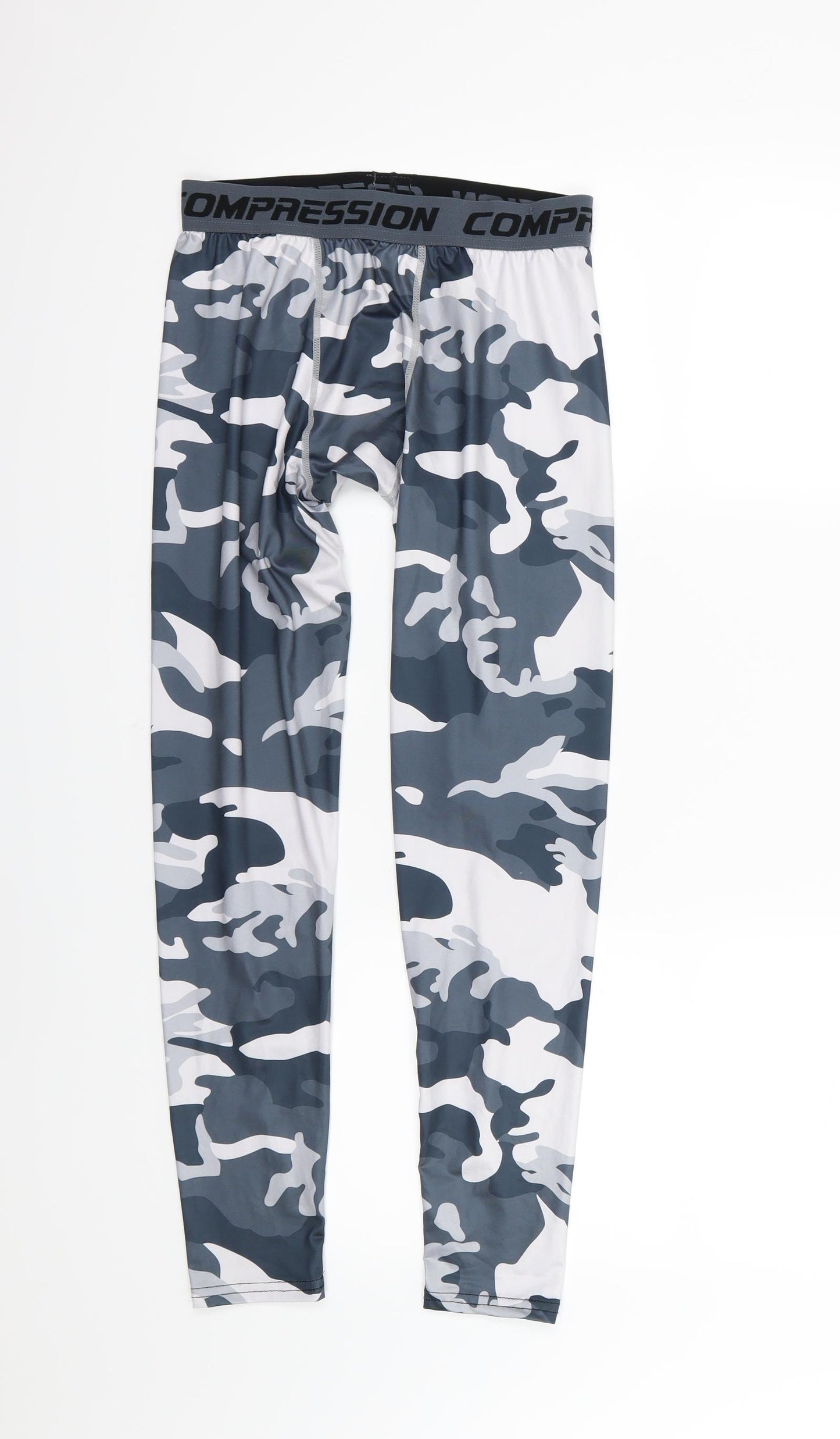 EPro Mens Grey Camouflage  Compression Leggings Size M L27 in